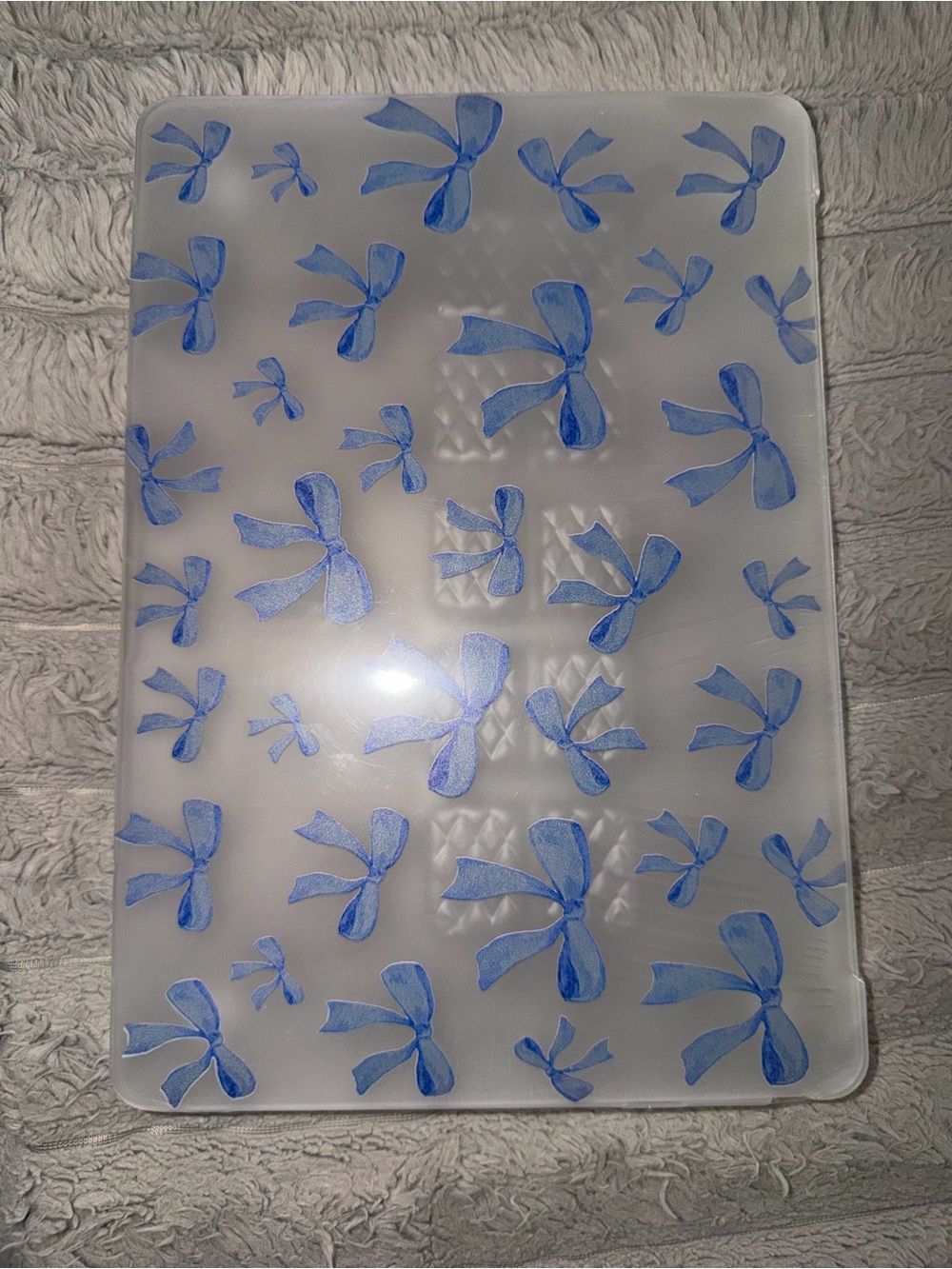 Blue Ribbon Pattern Reusable Party Placemat
